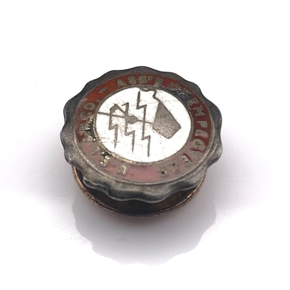 Union Electric Light & Power Company Lapel Badge Vintage Employee Pin U.E.L. & P